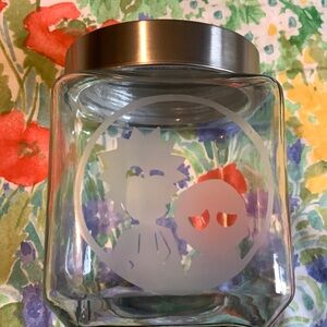 Rick and Morty Etched Jar w/ Lid AS IS